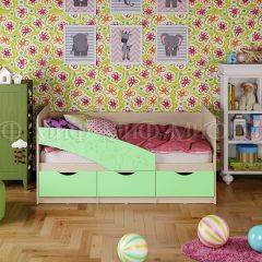 Кровать Бабочки (Салатовый матовый) 1600 в Ишиме - ishim.mebel24.online | фото