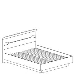 Кровать двойная с мягким изголовьем №315 Ронда (1600) в Ишиме - ishim.mebel24.online | фото 2