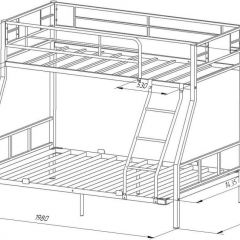 Кровать двухъярусная «Гранада-1 140» в Ишиме - ishim.mebel24.online | фото 6