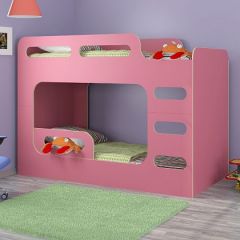 Кровать двухъярусная Дельта-Макс-20.03 Розовый в Ишиме - ishim.mebel24.online | фото