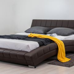 Кровать двойная Оливия 160 + ортопед. основание в Ишиме - ishim.mebel24.online | фото