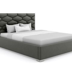 Кровать Коралл интерьерная +основание (200х200) в Ишиме - ishim.mebel24.online | фото 9