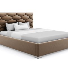 Кровать Коралл интерьерная +основание (200х200) в Ишиме - ishim.mebel24.online | фото 11