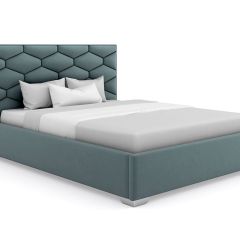 Кровать Коралл интерьерная +основание (200х200) в Ишиме - ishim.mebel24.online | фото 14