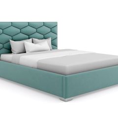 Кровать Коралл интерьерная +основание (200х200) в Ишиме - ishim.mebel24.online | фото 17