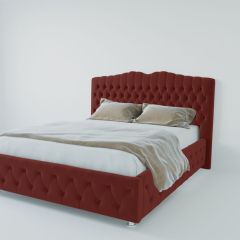 Кровать Нягань с ПМ 900 (велюр бордо) в Ишиме - ishim.mebel24.online | фото 2