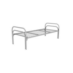 Кровать П-образная двойная К641.2.К (900*1900) труба d.38/32, Рама закругленная 40*25, кв звено в Ишиме - ishim.mebel24.online | фото 1