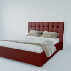 Кровать Венеция без основания 800 (велюр бордо) в Ишиме - ishim.mebel24.online | фото 1