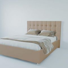 Кровать Венеция без основания 800 (велюр светло-серый) в Ишиме - ishim.mebel24.online | фото