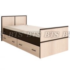 Кровать Сакура 900 LIGHT + Проложки LIGHT 0.9 ДСП (Венге/Лоредо) в Ишиме - ishim.mebel24.online | фото