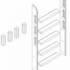 Кровать Сонечка 2-х ярусная (модульная) в Ишиме - ishim.mebel24.online | фото 12