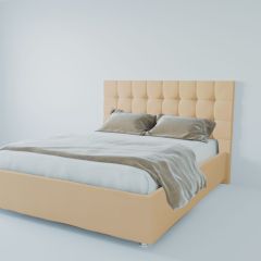 Кровать Венеция с ПМ 1600 (экокожа бежевая) в Ишиме - ishim.mebel24.online | фото 2