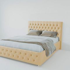 Кровать Версаль с ПМ 800 (экокожа бежевая) в Ишиме - ishim.mebel24.online | фото