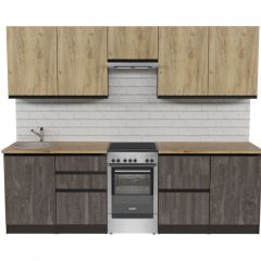 Кухонный гарнитур Адажио мега 2500 мм в Ишиме - ishim.mebel24.online | фото 3