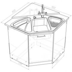 Кухонный гарнитур Адажио оптима 1800х2400 мм в Ишиме - ishim.mebel24.online | фото 18