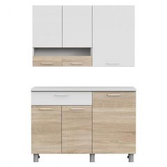 Кухонный гарнитур КГ-4 (1200) Белый/Дуб Сонома в Ишиме - ishim.mebel24.online | фото 5