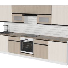 Кухонный гарнитур Кварц экстра 3000 мм в Ишиме - ishim.mebel24.online | фото 4