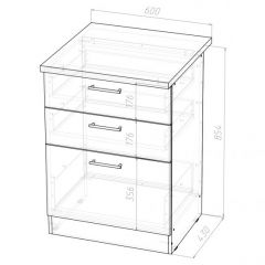 Кухонный гарнитур Лариса стандарт 5 1600 мм в Ишиме - ishim.mebel24.online | фото 13