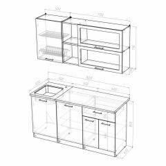 Кухонный гарнитур Лира стандарт 1600 в Ишиме - ishim.mebel24.online | фото 4