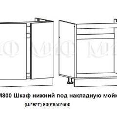 ЛИЗА-2 Кухонный гарнитур 1,6 Белый глянец холодный в Ишиме - ishim.mebel24.online | фото 6