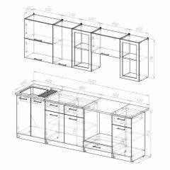 Кухонный гарнитур Ника базис 2400 в Ишиме - ishim.mebel24.online | фото 4