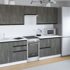 Кухонный гарнитур Ноктюрн мега 2500 мм в Ишиме - ishim.mebel24.online | фото