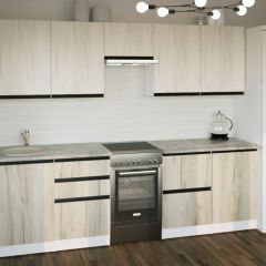 Кухонный гарнитур Паола мега 2500 мм в Ишиме - ishim.mebel24.online | фото