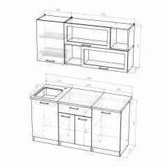 Кухонный гарнитур Полина стандарт 1600 в Ишиме - ishim.mebel24.online | фото 7