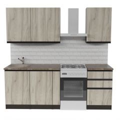 Кухонный гарнитур Равенна стандарт 1600 мм в Ишиме - ishim.mebel24.online | фото 3