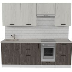 Кухонный гарнитур Сиена компакт 2200 мм в Ишиме - ishim.mebel24.online | фото 3