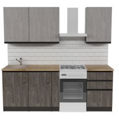 Кухонный гарнитур Симфония стандарт 1600 мм в Ишиме - ishim.mebel24.online | фото 3