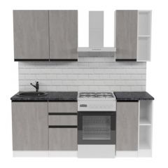 Кухонный гарнитур Сюита медиум 1400 мм в Ишиме - ishim.mebel24.online | фото 3