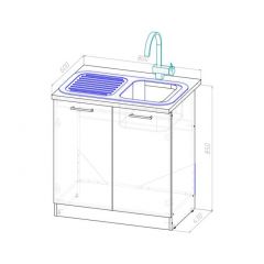Кухонный гарнитур Виола 3000 мм в Ишиме - ishim.mebel24.online | фото 20
