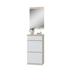 ЛОРИ Прихожая  (дуб сонома светлый/белый) в Ишиме - ishim.mebel24.online | фото 10
