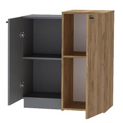 Модульная гостиная Квадро (ЛДСП дуб крафт золотой) в Ишиме - ishim.mebel24.online | фото 7