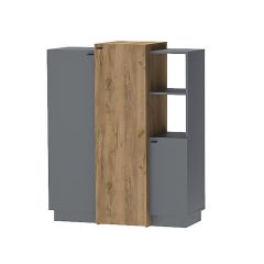 Модульная гостиная Квадро (ЛДСП дуб крафт золотой) в Ишиме - ishim.mebel24.online | фото 8