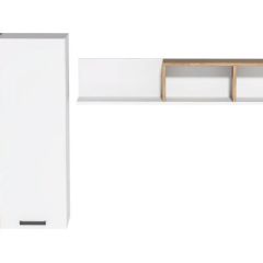 Гостиная Эльза (модульная) Дуб Крафт Золотой/Белый в Ишиме - ishim.mebel24.online | фото 2