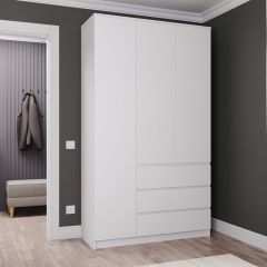 МОРИ МШ 1200.1 Шкаф (белый) в Ишиме - ishim.mebel24.online | фото