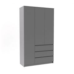 МОРИ МШ 1200.1 Шкаф (графит) в Ишиме - ishim.mebel24.online | фото 2