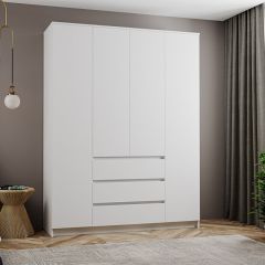 МОРИ МШ 1600.1 Шкаф (белый) в Ишиме - ishim.mebel24.online | фото