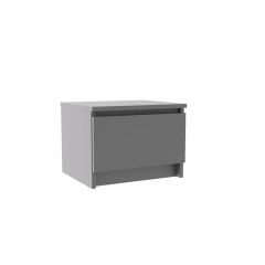 МОРИ ТПМ 400.1 Тумба прикроватная (графит) в Ишиме - ishim.mebel24.online | фото 2
