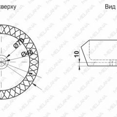 Накладная раковина melana mln-78452 (черная) в Ишиме - ishim.mebel24.online | фото 2