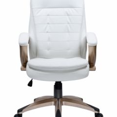 Офисное кресло для руководителей DOBRIN DONALD LMR-106B белый в Ишиме - ishim.mebel24.online | фото