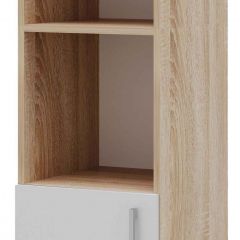 Пенал ПКС-8 Дуб сонома/Белый глянец в Ишиме - ishim.mebel24.online | фото
