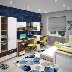 Подростковая Волкер (модульная) в Ишиме - ishim.mebel24.online | фото 2