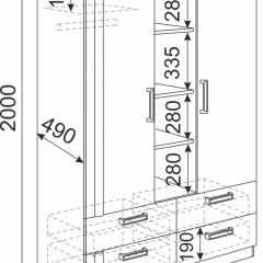 Подростковая Волкер (модульная) в Ишиме - ishim.mebel24.online | фото 11