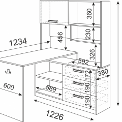 Подростковая Волкер (модульная) в Ишиме - ishim.mebel24.online | фото 23