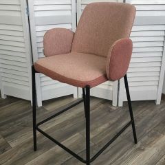 Полубарный стул NYX (H=65cm) VF109 розовый / VF110 брусничный М-City в Ишиме - ishim.mebel24.online | фото