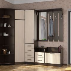 Прихожая ДИАНА-4 сек №29 (Венге/Дуб молочный) в Ишиме - ishim.mebel24.online | фото 3