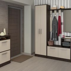 Прихожая Энтер (Венге/Дуб молочный) Комплектация 3 в Ишиме - ishim.mebel24.online | фото